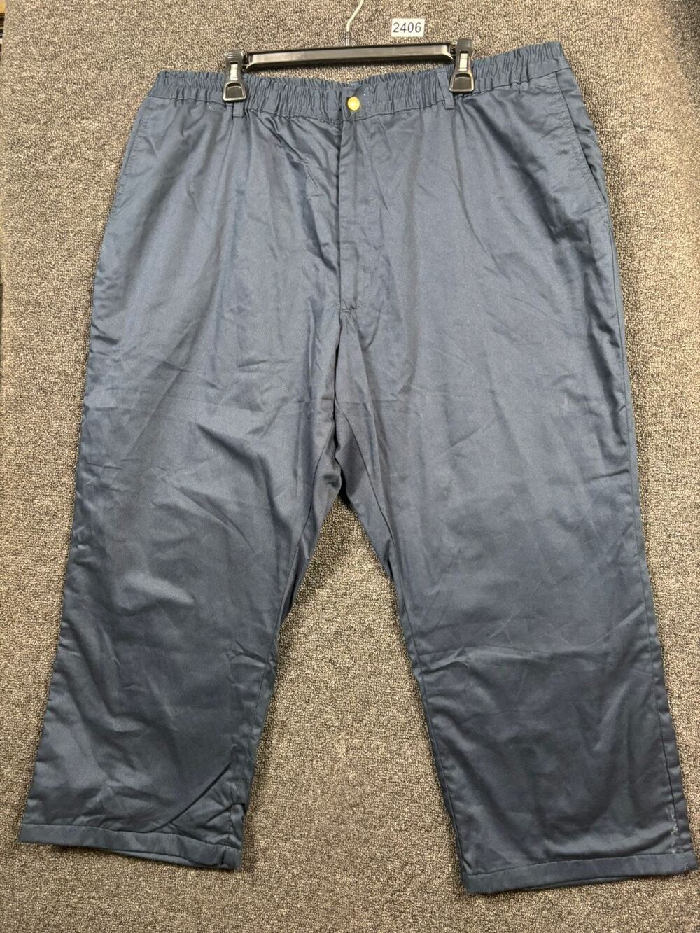 Haband's Ice House Flannel Lined Slacks Pants Mens Size 44XS Gray High Rise